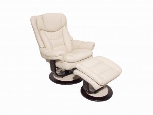 (image for) Barcalounger - Pedestal Chair Roscoe - Frampton Ivory